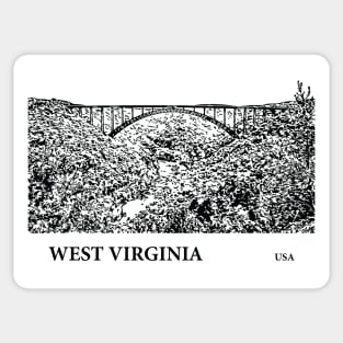 West Virginia USA Sticker